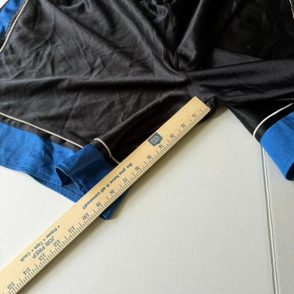 Champion Mens Basketball Shorts Black Blue Mesh Athletic XXL 82046-A1